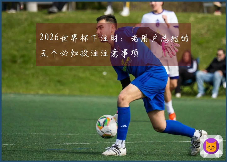 2026世界杯下注时，老用户总结的五个必知投注注意事项