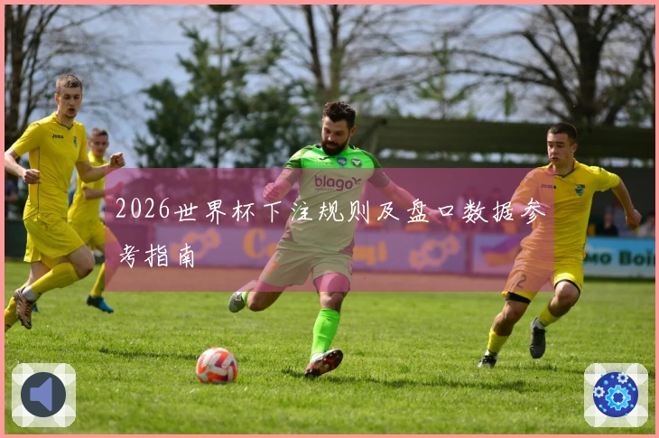 2026世界杯下注规则及盘口数据参考指南